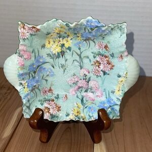 Shelley Melody Chintz Handled Dish